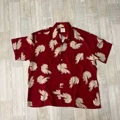 Karl Helmut カールヘルム　ニワトリ柄　アロハシャツ