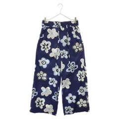 MARNI (マルニ) ×UNIQLO 321-451304 ユニクロ フローラル総柄 パンツ ブルーのサムネイル