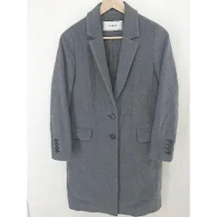 ◇ Rouge vif ルージュ ヴィフ 長袖 ロング チェスターコート サイズ38 グレー レディース  【中古】 【1206100007003】のサムネイル