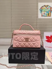 【今日特価】CHANEL 25C ハンドヘルド ロングケース メイクバッグ（ブラック）