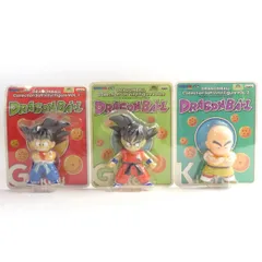 コレクションソフビフィギュア 孫悟空2体 クリリン1体 セット ※中古