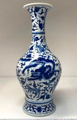 李朝 染付龍紋大瓶 高さ約40cm 送料込み260523 - メルカリ