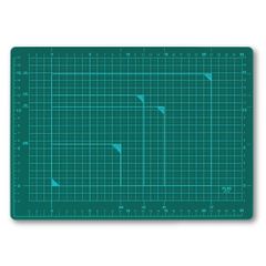 【人気商品】230×320mm A4 グリーン 両面 カッターマット 48-573 PLUS(プラス)