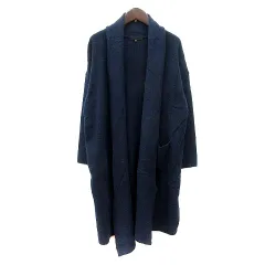アイシービー iCB カーディガン ニット ロング コーディガン ウール S 紺 ネイビー /MN