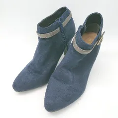 ◇ Θ Oriental Traffic オリエンタルトラフィック 高級感 ベルトヒールシューズ サイズL ネイビー系 レディース E  【1506230028740】