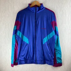 90s old adidas アディダス トラックジャケット ジャージ 長袖 ジップアップ スタンドカラー カラーブロック マルチカラー F162サイズ メンズ 古着 ストリート スポーツMIX フランス製