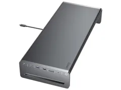 【新品・3営業日で発送】ANKER アンカー Anker USB-C ハブ (10-in-1 Monitor Stand) ダークグレー
