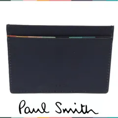 【国内正規品・新品】ポールスミス Paul Smith 定期入れ カードケース パスケース IC ステッチハイライト マルチストライプ 牛革 レザー ps4200