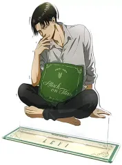 【中古】アクリルスタンド・アクリルパネル リヴァイ・アッカーマン 描き下ろしイラスト リラックスver. 特大アクリルスタンド 「進撃の巨人」