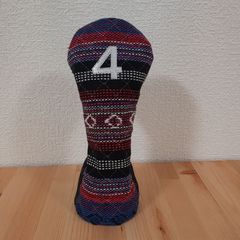 ゴルフヘッドカバー　ユーティリティ用　ハンドメイド