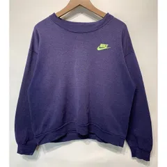 NIKE　スウェット　90s vintage　90年代　銀タグ　長袖　トレーナー　トップス　裏起毛　両面プリント　ブランドロゴ　スウッシュ　USA製　スポーツ　古着