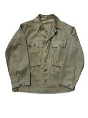 40s M-43 HBT Jacket 希少 42R ガスフラップ付 米軍実物 - メルカリ