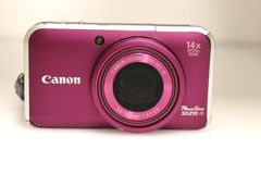 【ジャンク品】デジタルカメラ　Canon PowerShot　 SX210 IS　パープル