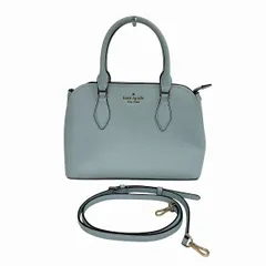 ケイト・スペード　サッチェル　WKR00438　ミントグリーン　レザー　バッグ　ハンドバッグ　ショルダーバッグ　レディース　美品