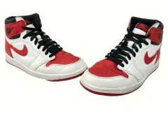 ナイキ NIKE 21年製 AIR JORDAN 1 RETRO HIGH OG HERITAGE エア ジョーダン レトロ ハイ ヘリテージ 赤 白 555088-161 メンズ靴 スニーカー レッド 27.5cm 104-shoes246