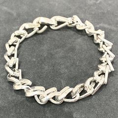 極美品 ティファニー ブレスレット フォージ ミディアム いぶし 19cm