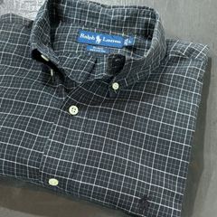 90s Ralph Lauren BLAKE チェックシャツ ブラック