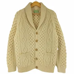 インバーアラン INVERALLAN ケーブル編 カウチンニット ショールカラー メンズ ONE SIZE のサムネイル