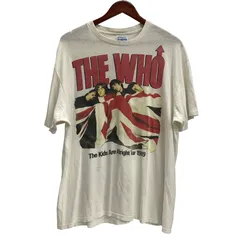 ヴィンテージ vintage 80's THE WHO The Kids Are Alright Tour 1989 Hanes USA製 Tシャツ ホワイト XLサイズ 201MT-4592 VB