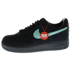 NIKE (ナイキ) ×TIFFANY&CO AIR FORCE 1 LOW 1837 BLACK DZ1382-001 ティファニー エアフォース1 ローカットスニーカー シューズブラック US8.5/26.5cm