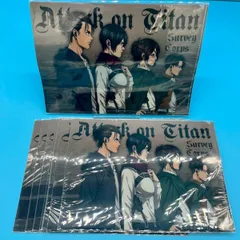 ✨値下げ✨【新品】進撃の巨人 クリアファイル 10枚 エレン ミカサ リヴァイ ハンジ