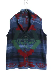 Polo Ralph Lauren ネイティブ柄　ナバホ　ベスト メンズM 美品 90's POLO ラルフローレン ウール ネイティブ柄