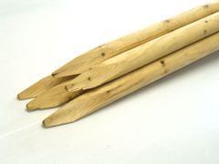 白木杭　長さ120cm　太さ直径4.5cm　1本　【118-523-1】