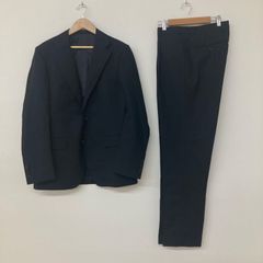 Aquascutum AQ メンズスーツセットアップ ブラックストライプ タグ付 