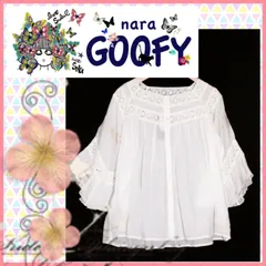 MS限定  ※ラスト1点※　502003：レース×刺繍前開きプルオーバー（22-6☆）