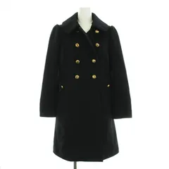 マークバイマークジェイコブス MARC by MARC JACOBS ウールコート アウター ラウンドカラー ミドル丈 ロング XS 黒 ブラック /TKのサムネイル