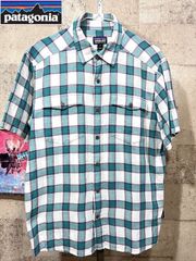 6287/Patagoniaパタゴニア チェック柄 アウトドア半袖シャツXL - メルカリ