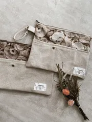 くまさん 大容量おむつポーチ