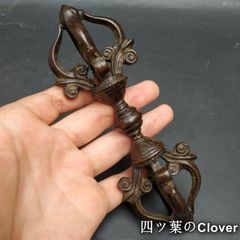 銅 細工 金剛斧鉤杵法器 鉤鉞刀 板斧 鎮宅辟邪 開運風水 招財 置物