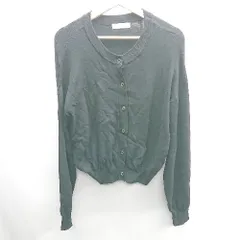 ◇ ⊇ SENSE OF PLACE 長袖 カーディガン サイズOne ブラック レディース E  【1409100031836】