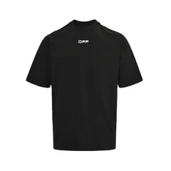 【今日WTO】OFF - WHITE 空港テープ警備線プリント T シャツ-AU88