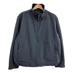 Eddie Bauer エディーバウアー ナイロン フリース ジャケット アウトドア ネイビー (メンズ L) 中古 古着 S7307