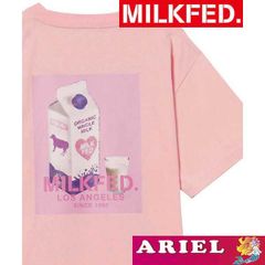 ティシャツ tシャツ ミルクフェド MILKFED 牛乳 レディース 半袖