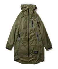 KIU キウ　RAIN ZIP UP  レインジップアップ　レインコート　カッパ　ユニセックス　 撥水 超軽量 収納袋 耐水 雨具 レインポンチョ アウトドア　フェス　カーキ