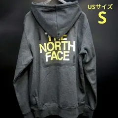 [THE NORTH FACE] 日本未発売 フーディ ボックスロゴ ダークグレー S ノースフェイス