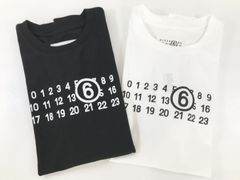 大人もOK！ MM6 Maison Margiela ロゴ プリント クルーネック Tシャツ - メルカリ