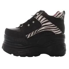 ヨースケ YOSUKE 直営SHOP限定 厚底レースアップ スニーカー 24cm 黒 2601043