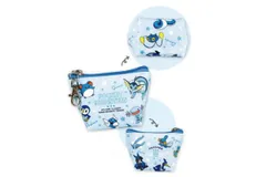 ティ 【送料無料】【ポケットモンスター】三角ミニポーチ【ブルー】【青】【カラーズ】【ピカチュウ】【ポケモン】【ゲーム】【アニメ】【映画】【ポーチ】【ケース】【小物入れ】【収納】【雑貨】【グッズ】【かわいい】