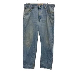 Levi's 550 デニムパンツ W38 ブルー リーバイス ジップアップ ビッグサイズ バギー テーパード ジーンズ 古着卸 アメリカ仕入 2506-1240