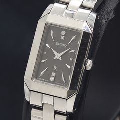 美品 SEIKO LUKIA 1F20-0BW0 ブラック スクエア レディース - メルカリ