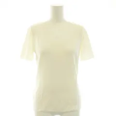 エンポリオアルマーニ EMPORIO ARMANI Tシャツ カットソー ラウンドネック 半袖 総柄 40 M 白 ホワイト /YT