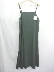 ◇ ◎●未使用● ⊂ moment+ モーメントプラス ロング ワンピース サイズL ブラック系 レディース E  【1502060048354】