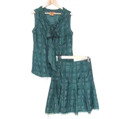 Tory Burch - TORY BURCH トリーバーチ　シルクボウタイブラウス　総柄　バード トリーバーチ Tory Burch シルクワンピース ロングワンピース