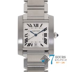 123813 CARTIER カルティエ W51002Q3 タンクフランセーズ シルバー ステンレス 自動巻き 当店オリジナルボックス