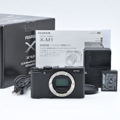 FUJIFILM フジフイルム X-M1 ブラック ボディ ミラーレス一眼レフカメラ【中古】