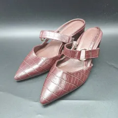 ◇ ⊂ RANDA ランダ ベルト付き パンプス サイズLL ブラウン レディース E  【1412090051432】